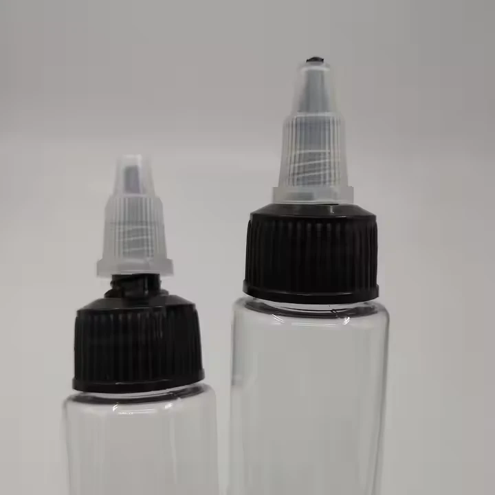 Botol Plastik Jus Cair Minyak Esensial NH Dengan Tutup Putar