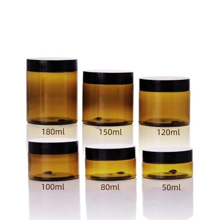 Plastic Lotion Jars