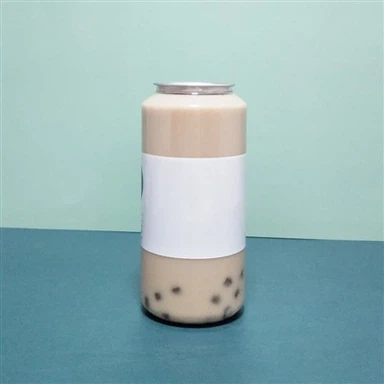Botol Minuman Logo Kustom Pet Tin Kue Es Krim Plastik Pet Tin Dengan Tutup Bening Soda Pet Tin