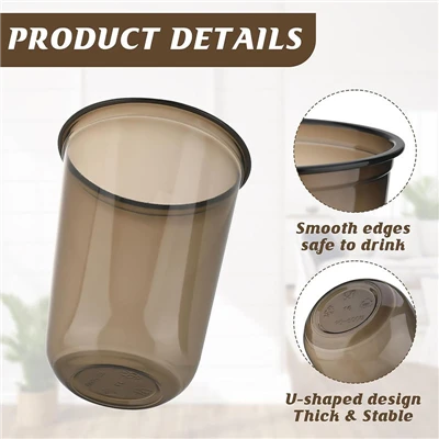 Pilihan Kapasitas Lengkap 12oz/16oz/20oz/24oz, Sesuai dengan Permintaan Kemasan Minuman Kafe Mainstream Global