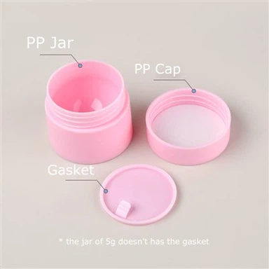 Pot Plastik Kosmetik Pink Ungu