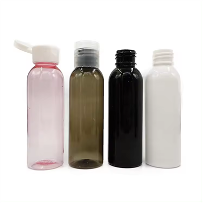 Botol plastik hewan peliharaan dengan tutup flip untuk kosmetik