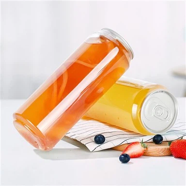 Botol Kaleng Plastik Lunak Transparan NH 330ml 500ml