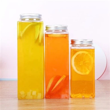 Botol Minum PET 16oz Botol Jus Bentuk Persegi