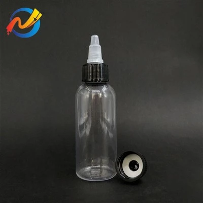 Botol minyak rambut tinta plastik dengan tutup twist
