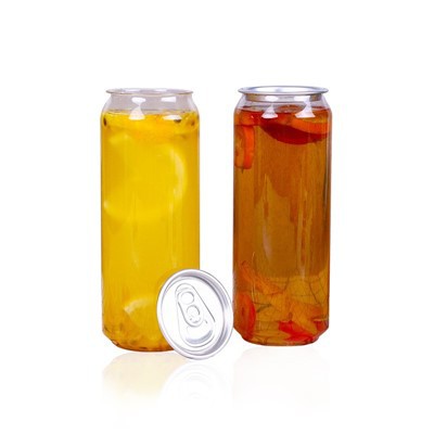 Harga Grosir BPA Food Grade POP Kaleng PET Mudah Dibuka Tutup Kaleng Plastik