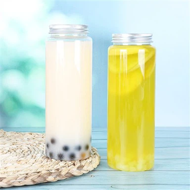 16oz Botol PET Plastik Dengan Tutup - Botol Minum ODM/OEM